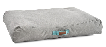 Hundebett - Hundekissen - Wetterfest - Polyester Grau - 110x73x18 cm
