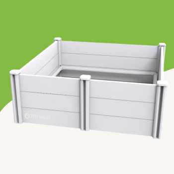 Premium Wurfkiste - 150x150x46 cm - Kunststoff