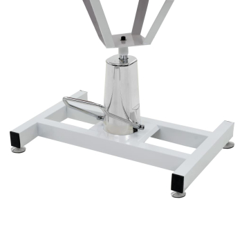 Hydraulischer Trimmtisch für große Hunde - Anti-Rutsch - doppelter Trimmarm -  91x61 cm - schwarz-weiß